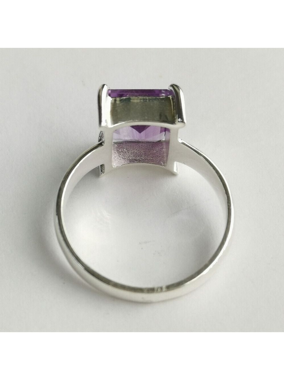Amethyst ring in Sterling Silver Size 9 ๐ - Picture 4 of 11